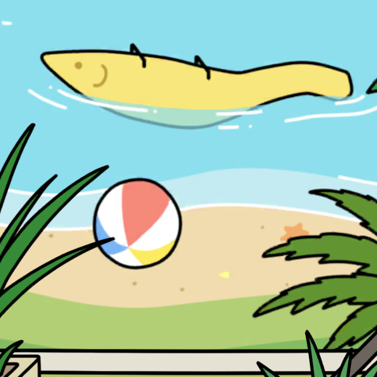 ねこのリゾート　もようがえ3 フロート